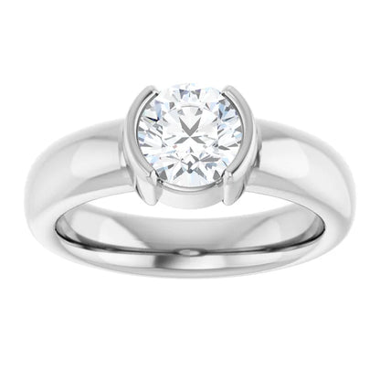 The Round Icona™ Setting in 14k white gold