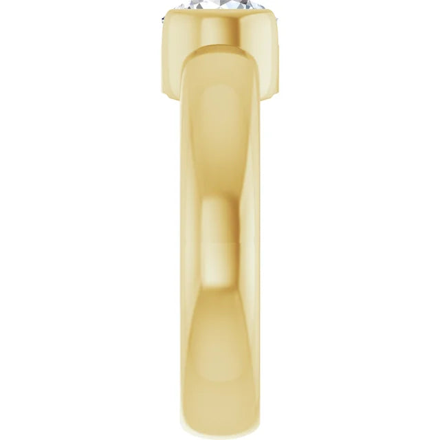The Round Icona™ Setting in 14k yellow gold