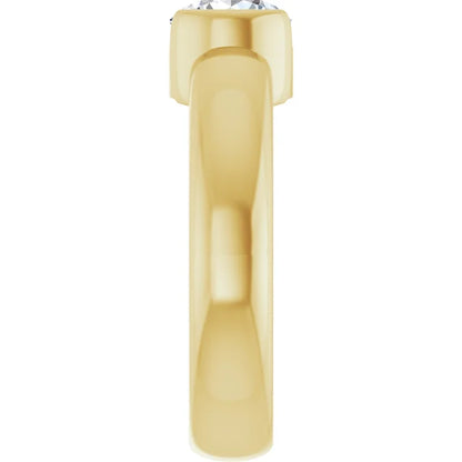The Round Icona™ Setting in 14k yellow gold