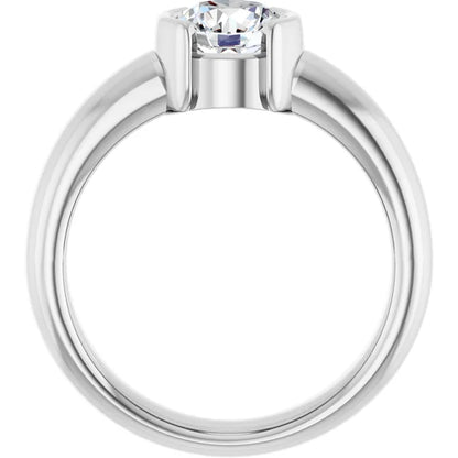 The Round Icona™ Setting in 14k white gold